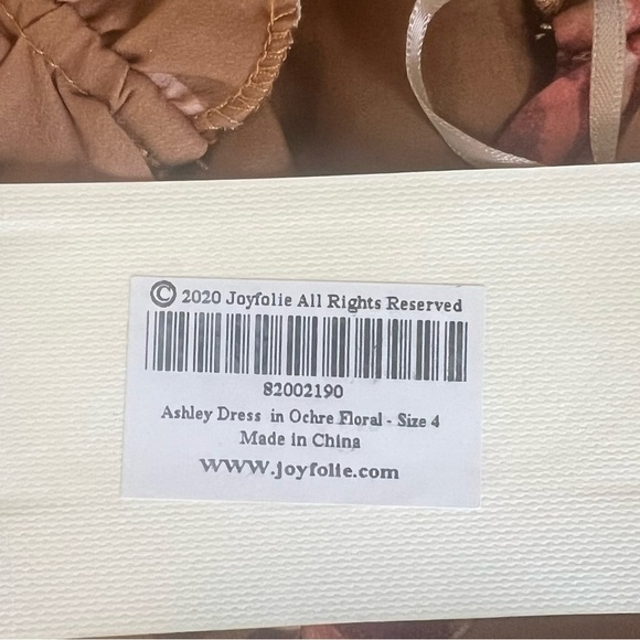 Joyfolie Prairie Cottagecore Cowgirl Ruffle Maxi Ashley Dress Ochre Floral 4 - Picture 10 of 13